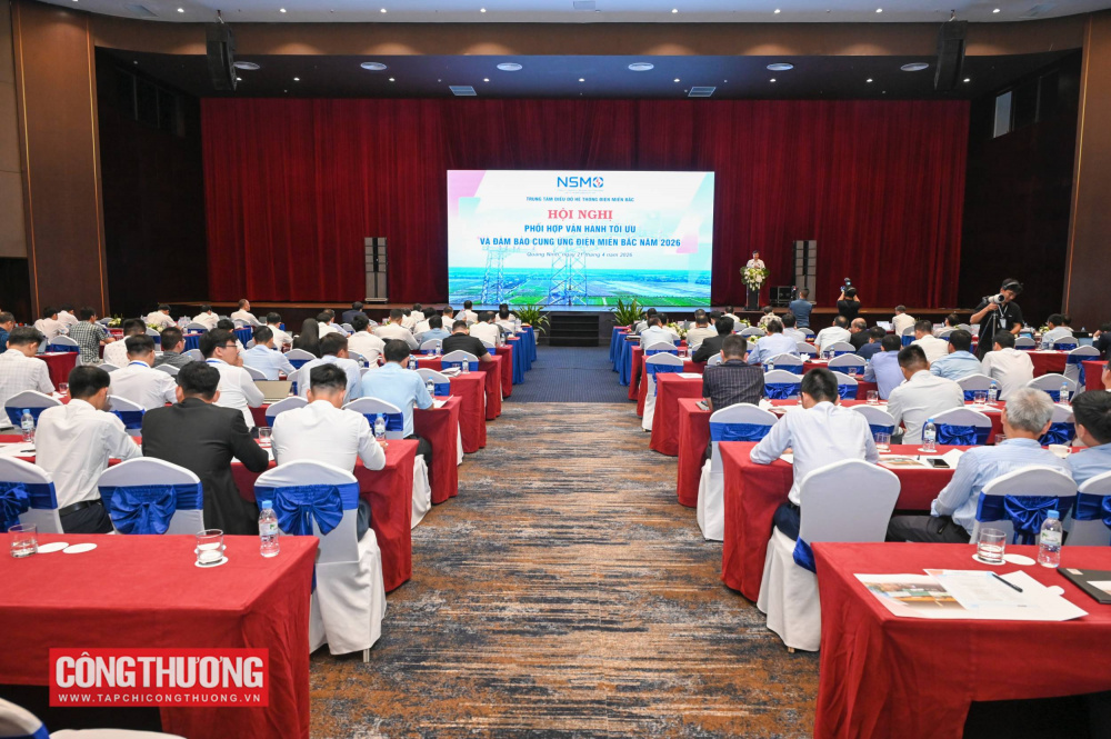 Hội nghị phối hợp vận hành tối ưu và đảm bảo cung ứng điện miền Bắc năm 2026