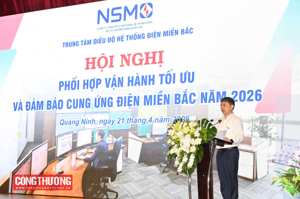 Hội nghị phối hợp vận hành tối ưu và đảm bảo cung ứng điện miền Bắc năm 2026