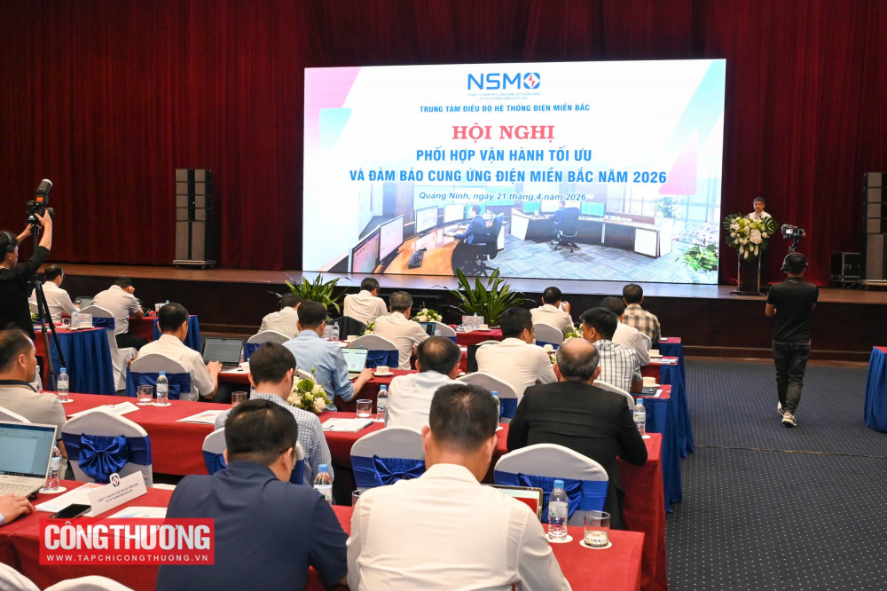 Hội nghị phối hợp vận hành tối ưu và đảm bảo cung ứng điện miền Bắc năm 2026