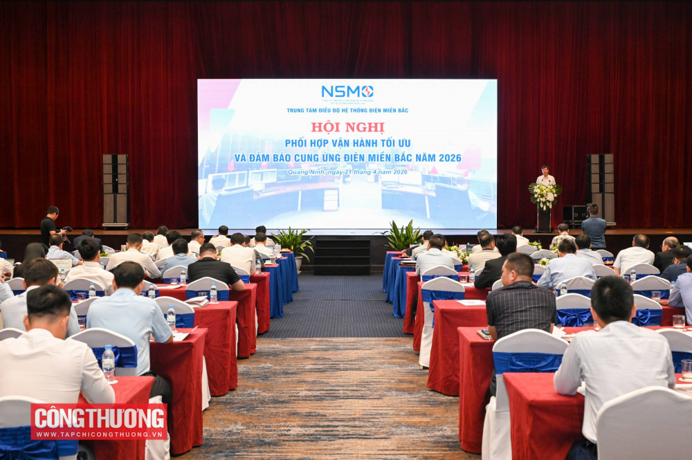 Hội nghị phối hợp vận hành tối ưu và đảm bảo cung ứng điện miền Bắc năm 2026