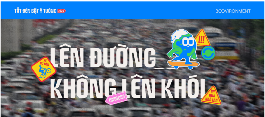 Chiến dịch Tắt Đèn Bật Ý Tưởng 2026 chính thức khởi động với thông điệp “Lên đường không lên khói”