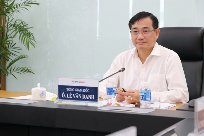 Ông Lê Văn Danh - Tổng Giám đốc EVNGENCO3 phát biểu chỉ đạo