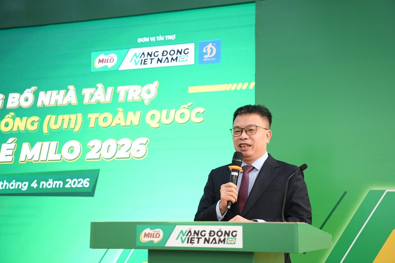 Nestlé MILO đồng hành cùng Giải bóng đá nhi đồng (U11) toàn quốc 2026