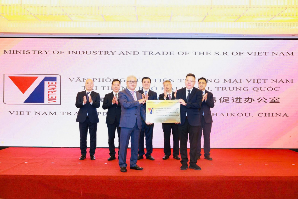 Văn phòng Xúc tiến thương mại Việt Nam tại Hải Khẩu được kỳ vọng trở thành đầu mối quan trọng thúc đẩy xúc tiến thương mại. Ảnh: Vietrade