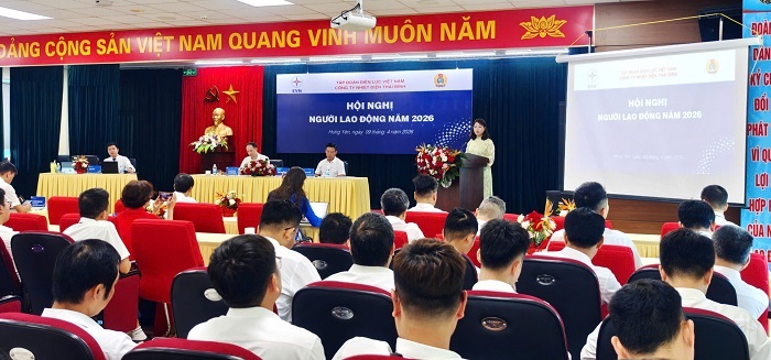 Hội nghị Người lao động Công ty Nhiệt điện Thái Bình năm 2026.