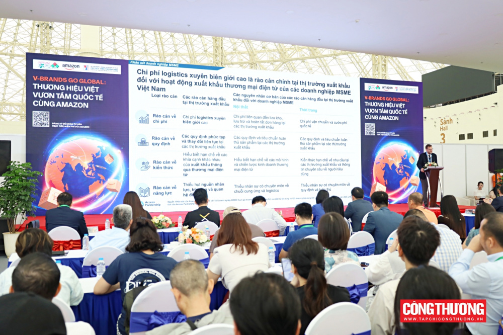 Một số hình ảnh tại hội thảo V - Brands go global: Thương hiệu Việt vươn tầm quốc tế cùng Amazon