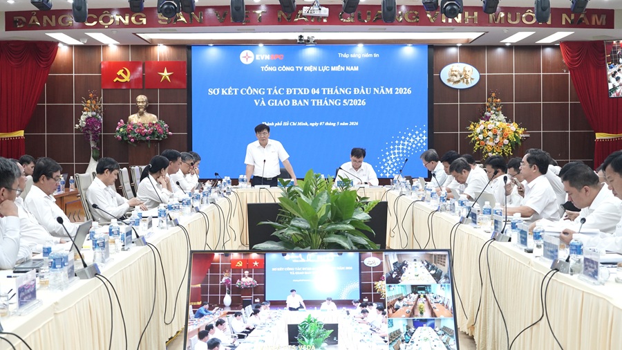 EVNSPC đã đảm bảo cung ứng điện an toàn, ổn định tại các tỉnh phía Nam trong 4 tháng đầu năm