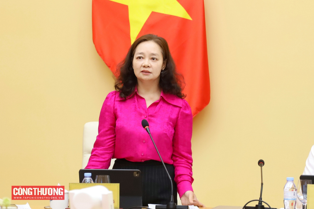 Bộ trưởng Lê Mạnh Hùng làm việc với Cục Đổi mới sáng tạo, Chuyển đổi xanh và Khuyến công