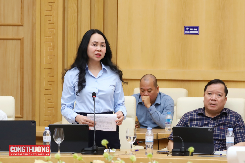 Bộ trưởng Lê Mạnh Hùng làm việc với Cục Đổi mới sáng tạo, Chuyển đổi xanh và Khuyến công
