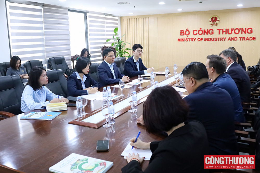 Bộ trưởng Bộ Công Thương Lê Mạnh Hùng tiếp Tổng Giám đốc Tập đoàn Central Retail
