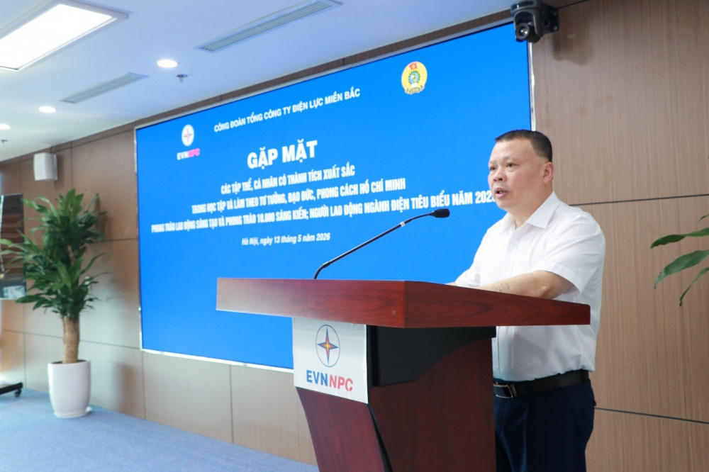 EVNNPC tôn vinh người lao động tiêu biểu và lan tỏa khát vọng đổi mới sáng tạo năm 2026