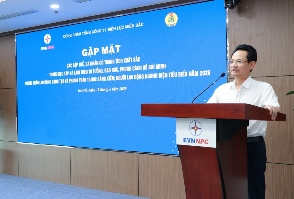 EVNNPC tôn vinh người lao động tiêu biểu và lan tỏa khát vọng đổi mới sáng tạo năm 2026