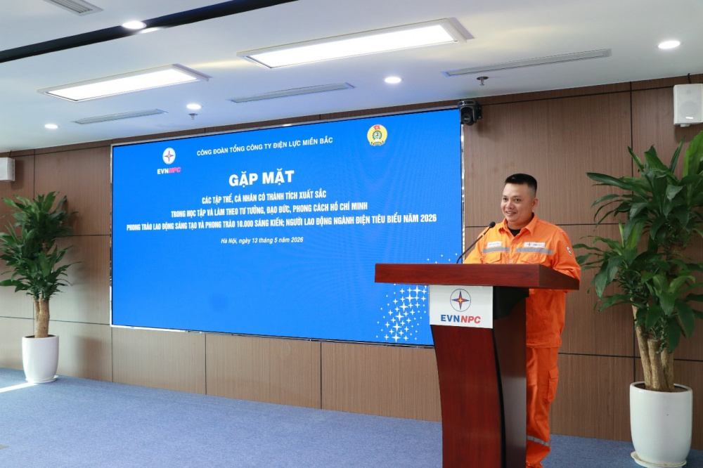 EVNNPC tôn vinh người lao động tiêu biểu và lan tỏa khát vọng đổi mới sáng tạo năm 2026