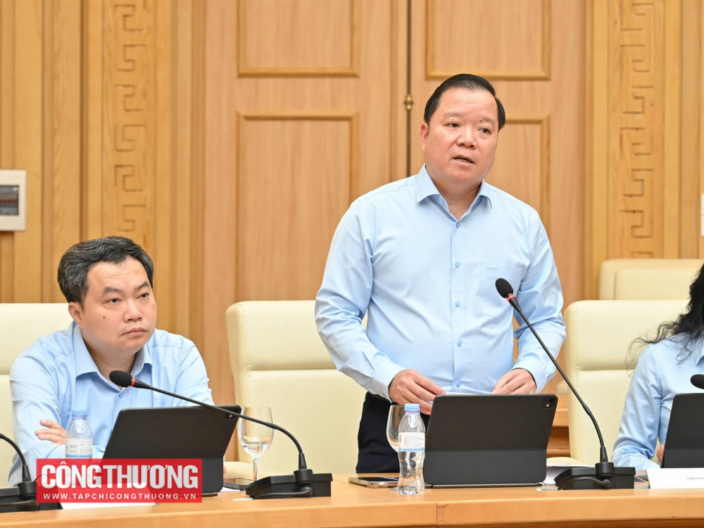 Đại diện các đơn vị thuộc Bộ phát biểu tại buổi làm việc