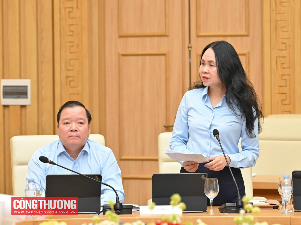 Đại diện các đơn vị thuộc Bộ phát biểu tại buổi làm việc