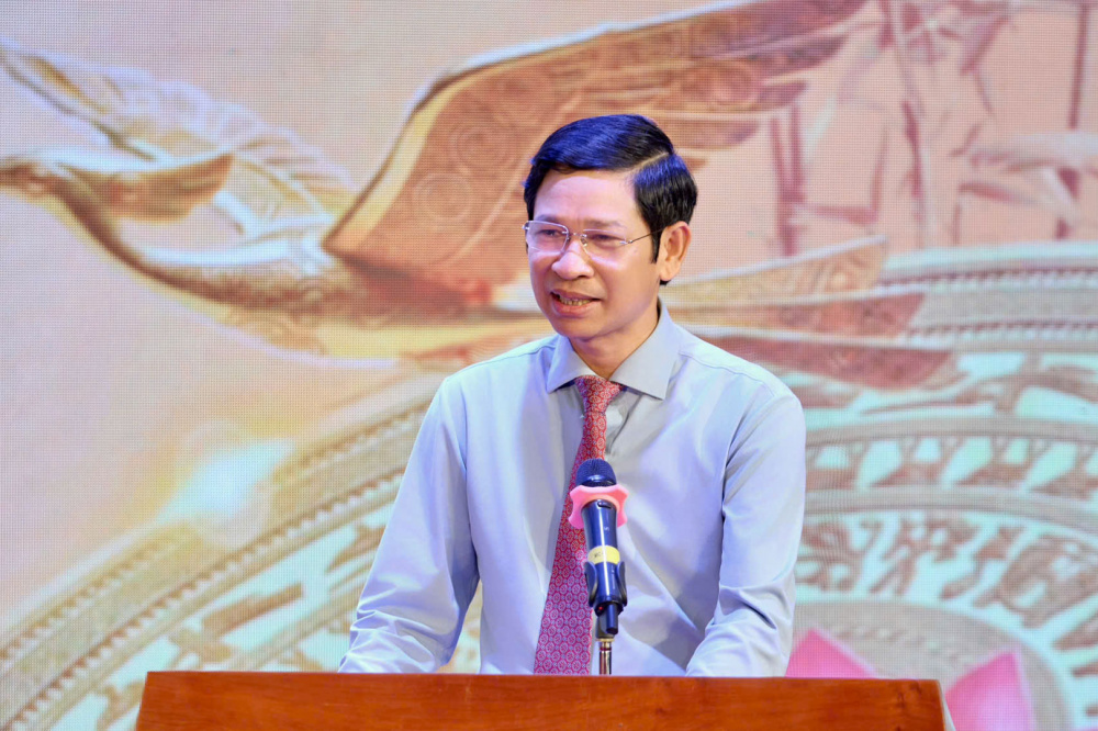 Thứ trưởng Bộ Văn hóa, Thể thao và Du lịch Hồ An Phong phát biểu tại chương trình