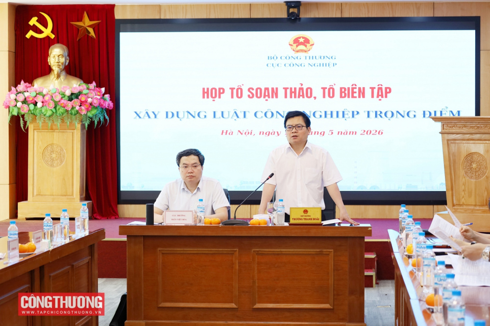 Xây dựng Luật Công nghiệp trọng điểm: Hoàn thiện thể chế, tạo động lực phát triển mới