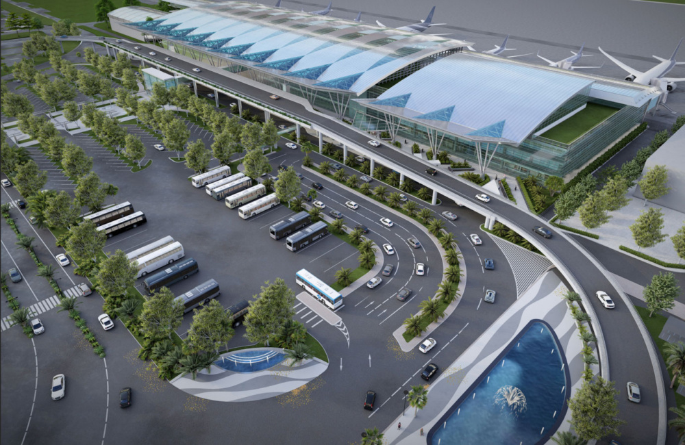Phối cảnh mở rộng nhà ga T2