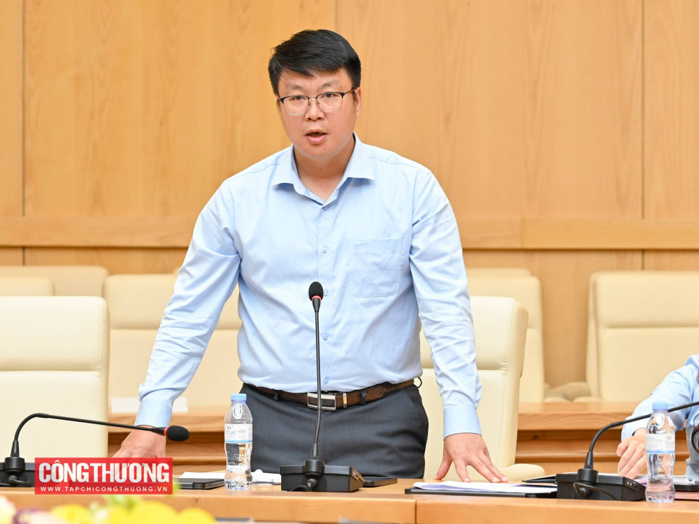 Đại diện các đơn vị phát biểu tại buổi làm việc