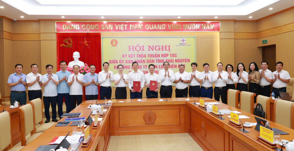 EVNNPC và Thái Nguyên tăng cường hợp tác phát triển hạ tầng điện giai đoạn 2026-2030