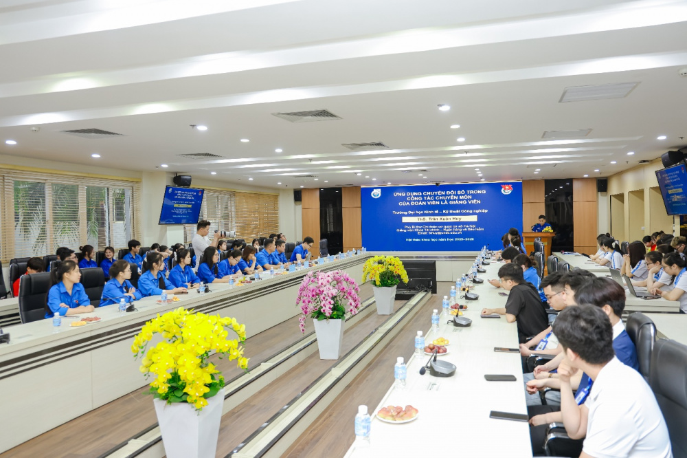 Hội thảo khoa học cấp cơ sở với chủ đề “Giải pháp nâng cao năng lực số cho Đoàn viên Chi đoàn Cơ quan UNETI”.