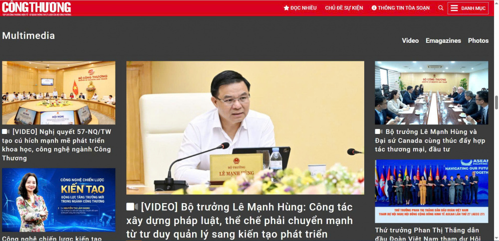báo chí ngành Công Thương