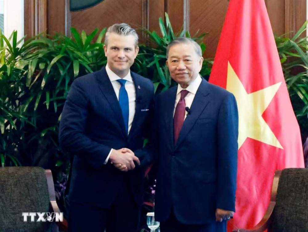 tổng bí thư gặp BT Hoa Kỳ