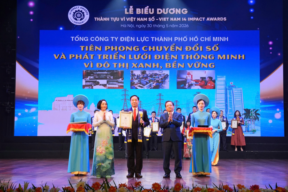 EVNHCMC ghi dấu ấn tại Vietnam I4 Impact Awards 2026