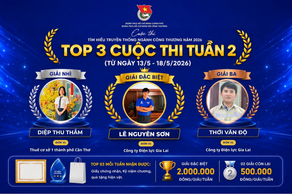 Top 3 cá nhân Cuộc thi qua các tuần