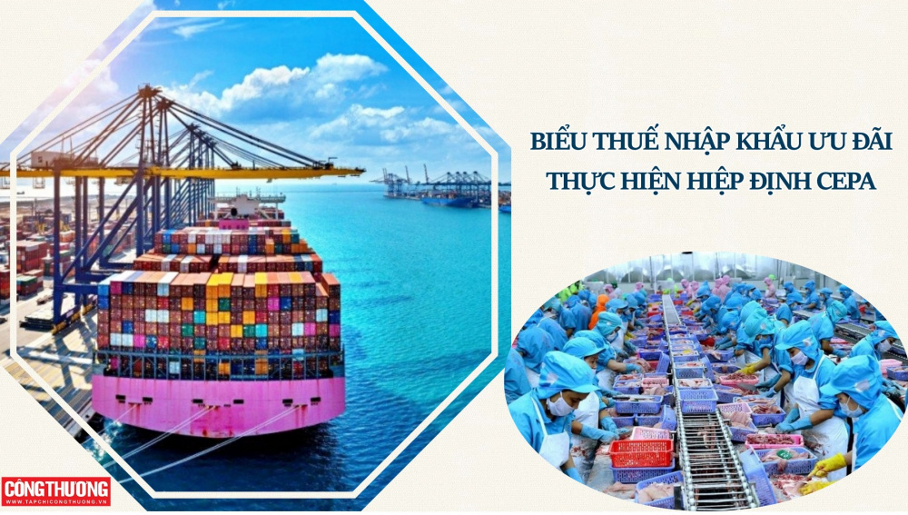 thuế nhập khẩu CEPA