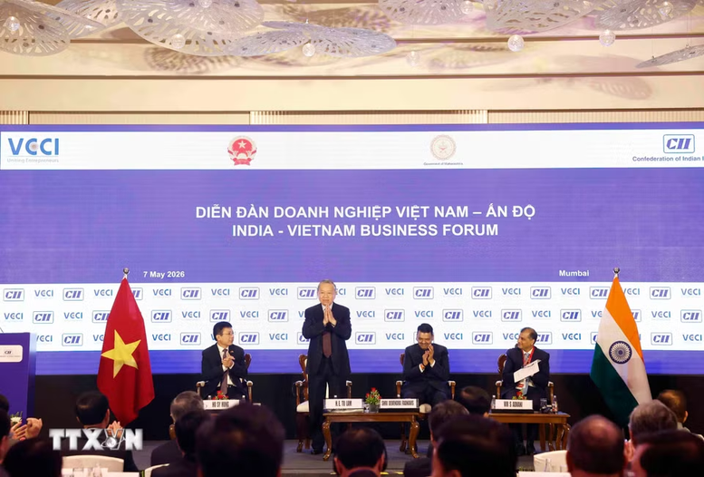 Description: Tổng Bí thư, Chủ tịch nước Tô Lâm dự Diễn đàn doanh nghiệp Việt Nam - Ấn Độ- Ảnh 1.
