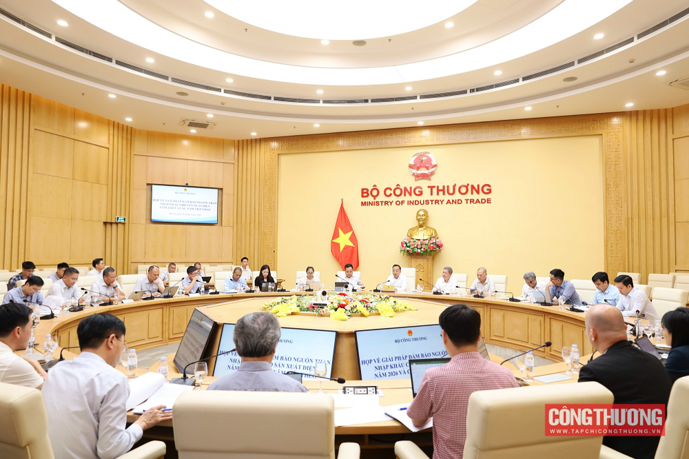 Bộ Công Thương họp về giải pháp đảm bảo nguồn than nhập khẩu cho sản xuất điện năm 2026 và các năm tiếp theo