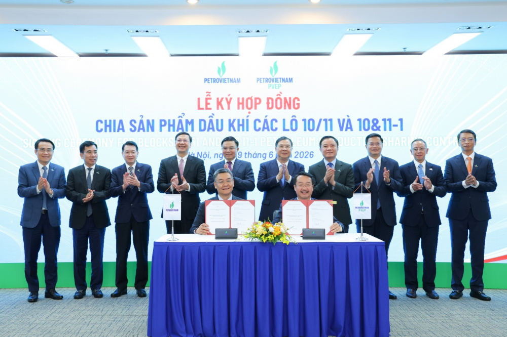 Petrovietnam tổ chức Lễ ký Hợp đồng chia sản phẩm dầu khí 