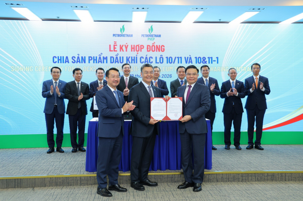 Petrovietnam tổ chức Lễ ký Hợp đồng chia sản phẩm dầu khí 