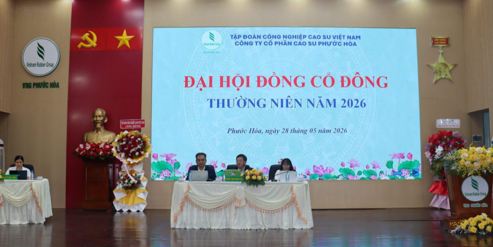 Đại hội đồng cổ đông 2026 Cao su Phước Hòa