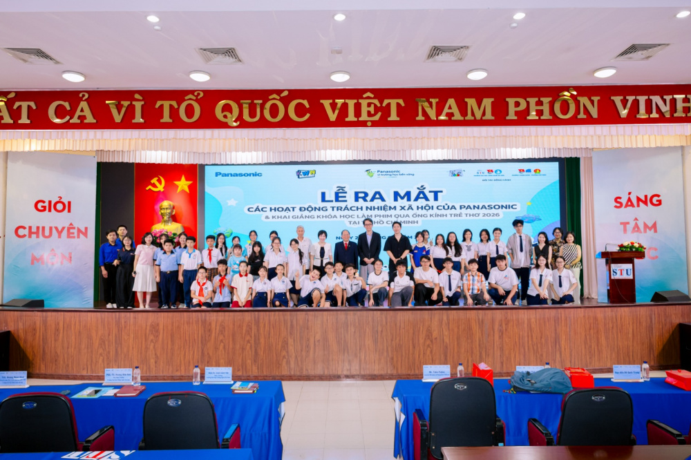 Panasonic ra mắt các hoạt động trách nhiệm xã hội về giáo dục tại TP.HCM