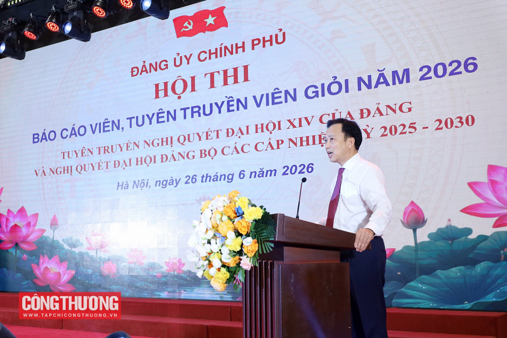 Sức lan tỏa từ Hội thi Báo cáo viên, Tuyên truyền viên giỏi Đảng bộ Chính phủ năm 2026