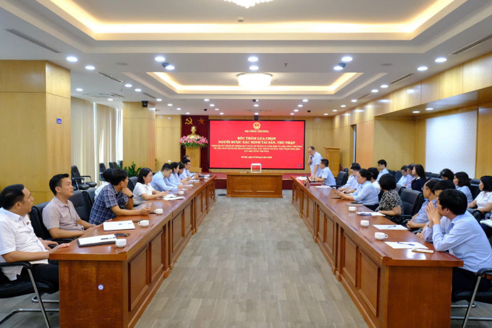 Bộ Công Thương tổ chức Hội nghị Bốc thăm lựa chọn người được xác minh tài sản, thu nhập năm 2026