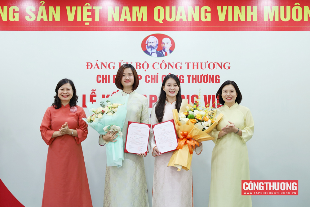 Ngày 19/06/2026, Chi bộ Tạp chí Công Thương đã tổ chức Lễ kết nạp đảng viên cho 2 quần chúng tích cực