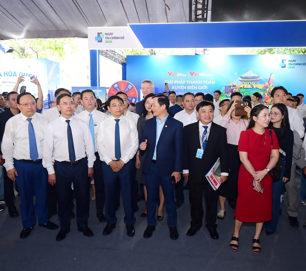 Gian hàng của Ngân hàng Sacombank tại lễ hội tài chính số 2026