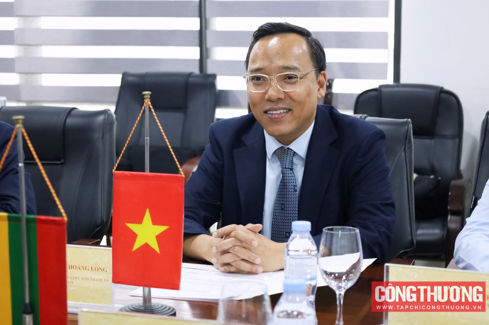 Thứ trưởng Nguyễn Hoàng Long tiếp Bộ trưởng Bộ Năng lượng Litva