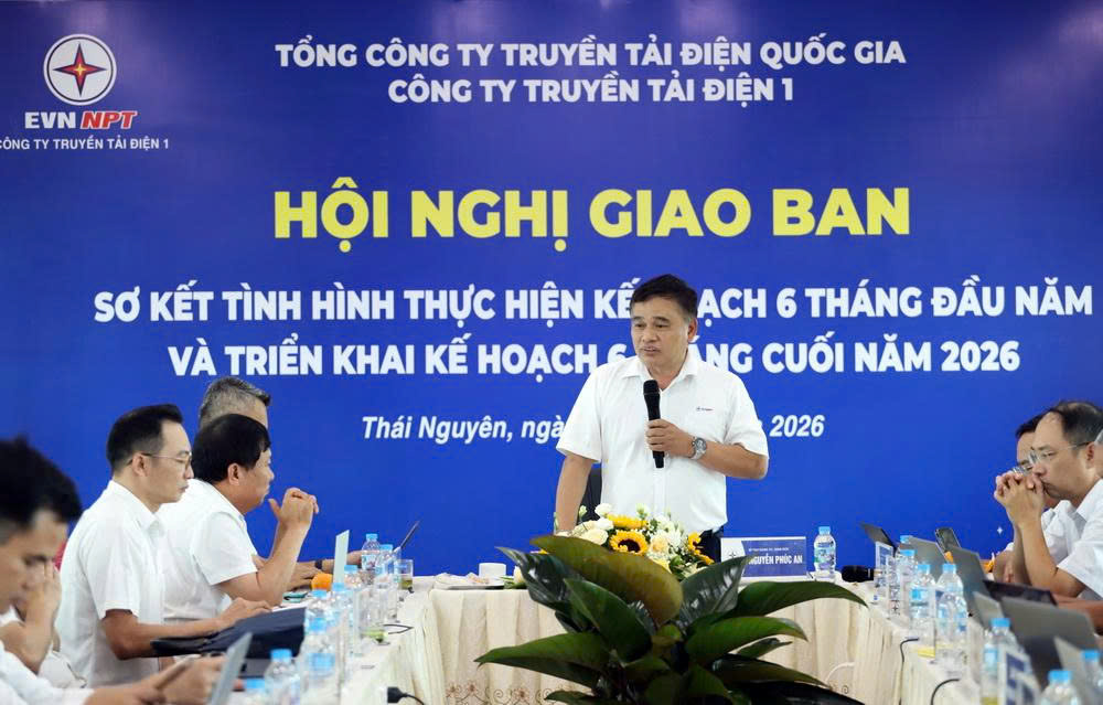 PTC1 bảo đảm truyền tải điện an toàn trong 6 tháng đầu năm 2026