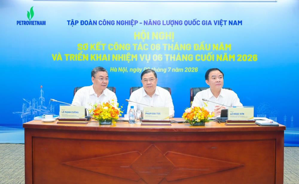 Petrovietnam sơ kết 6 tháng đầu năm 2026