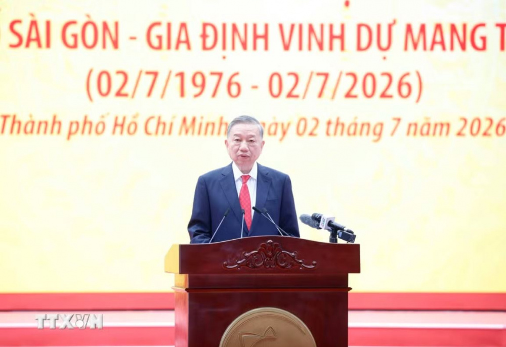 Tổng bí thư dự Lễ kỷ niệm Thành phố Hồ Chí Minh