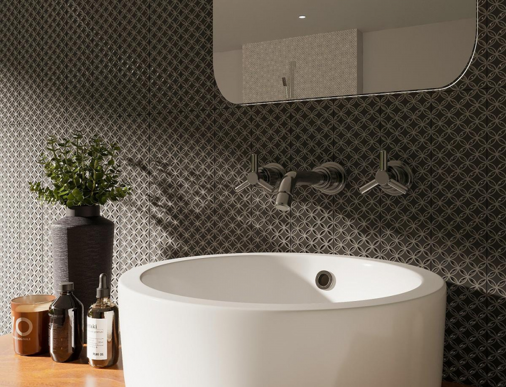 Gạch trang trí Third firing eurotile: Nghệ thuật sắp đặt không gian sống