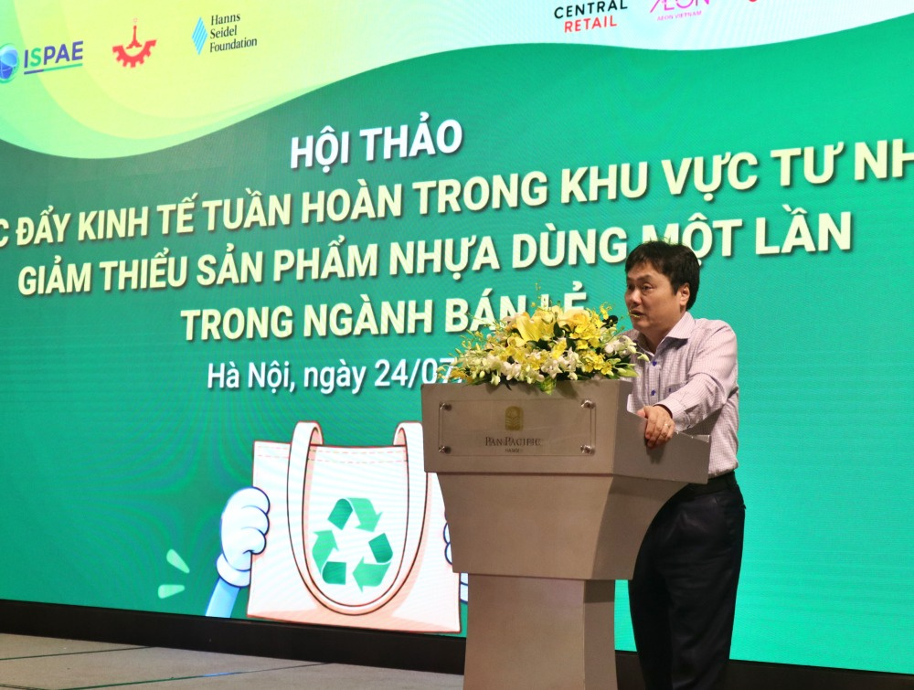 phát biểu tại Hội thảo về giảm thiểu chất thải nhựa