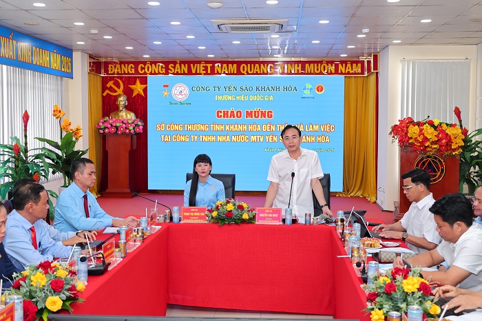 Ông Nguyễn Văn Nhựt phát biểu tại buổi làm việc.