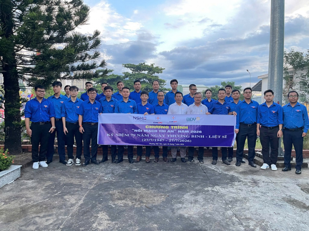 Đoàn Thanh niên CSO đã phối hợp cùng Đoàn Thanh niên Tổng Công ty Điện lực miền Trung, Công ty Điện lực Đà Nẵng, Đoàn Thanh niên Công ty Truyền tải điện 2, Đoàn Thanh niên Ngân hàng BIDV Sông Hàn cùng Đoàn Thanh niên Công an Thành phố Đà Nẵng và chính quyền địa phương triển khai chuỗi hoạt động đầy ý nghĩa mang tên “Nối mạch tri ân 2026”
