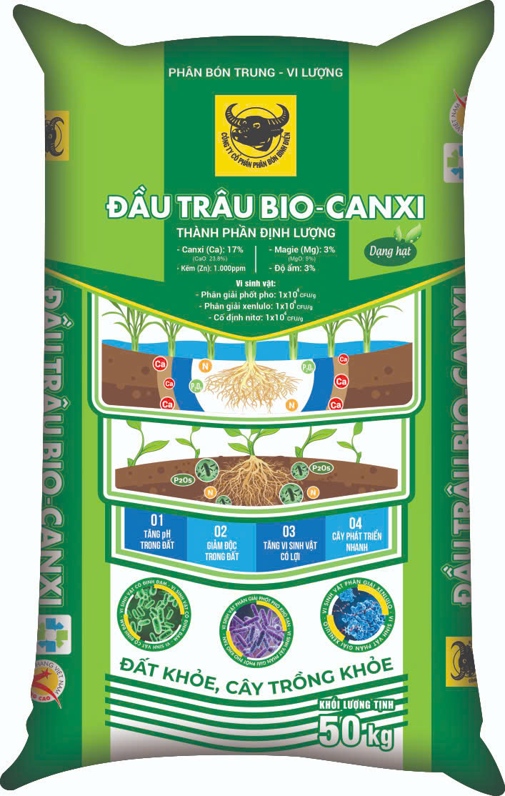 Đầu Trâu Bio-Canxi: Trả dinh dưỡng lại cho đất lúa, hướng tới canh tác xanh