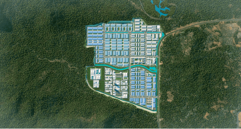 Phối cảnh Khu công nghiệp Hòa Ninh (Phú Mỹ 3 Đà Nẵng IP).
